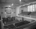 Kerkinterieur.
<br/>
Het Utrechts Archief, 1984